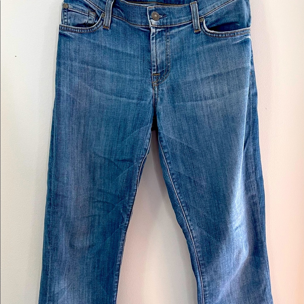 7 for All Mankind Skinny Crop and Roll